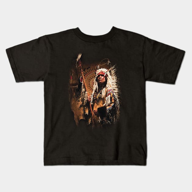 native american Kids T-Shirt by UniqueWorld